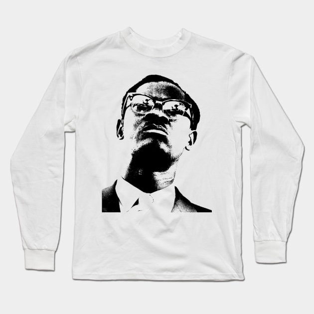 Patrice Lumumba Long Sleeve T-Shirt by truthtopower